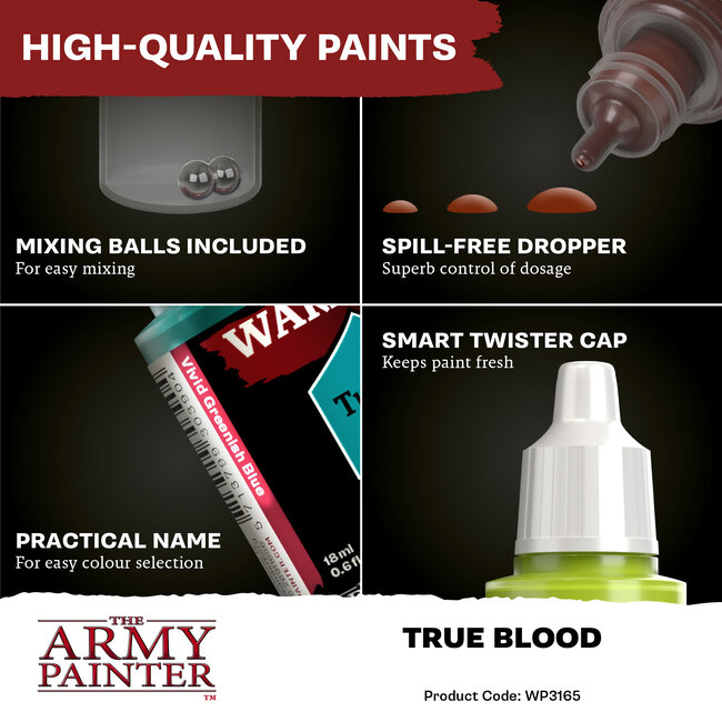 The Army Painter True Blood Effects Warpaint Fanatic Acrylic Paint - 18ml - WP3165