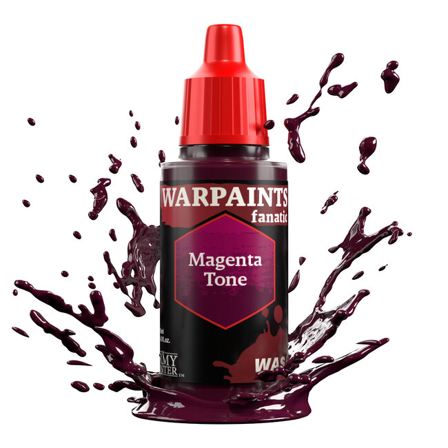 The Army Painter Magenta Tone Wash Warpaints Fanatic Acrylic Paint - 18ml - WP3213