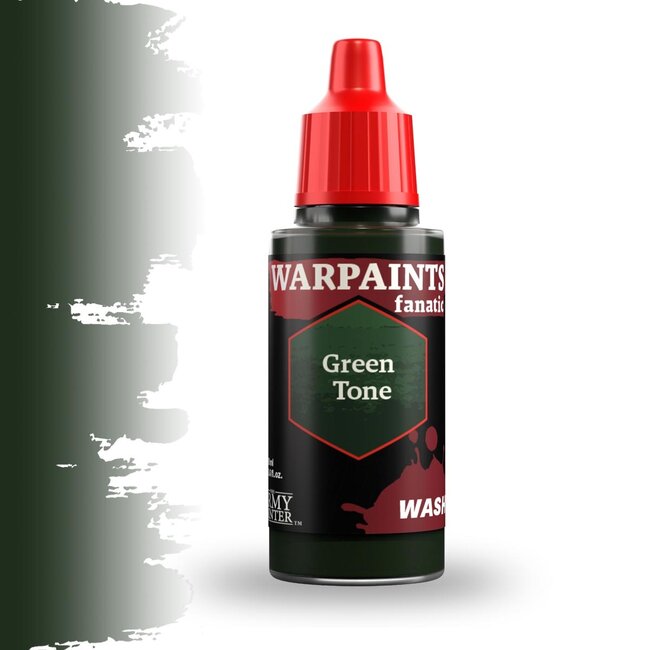 The Army Painter Green Tone Wash Warpaints Fanatic Acrylic Paint - 18ml - WP3208