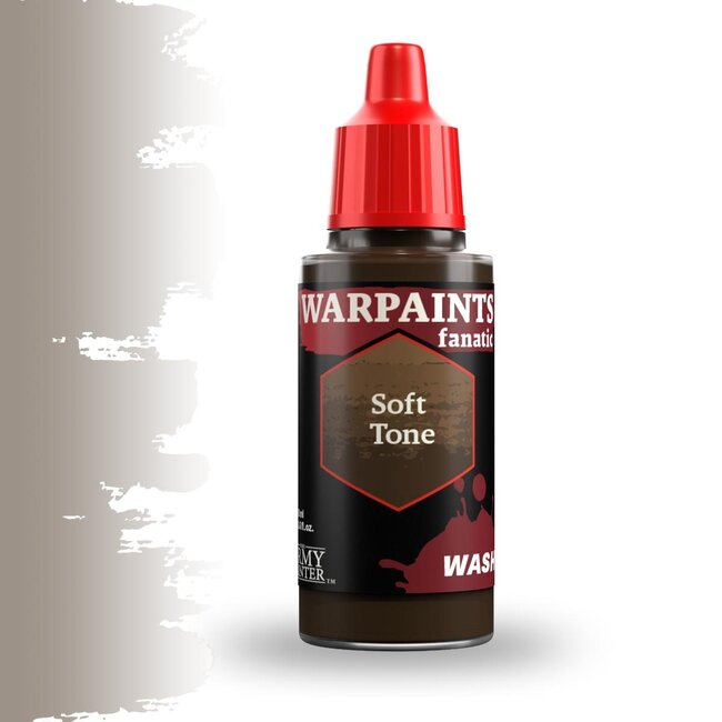 The Army Painter Soft Tone Wash Warpaints Fanatic Acrylic Paint - 18ml - WP3201