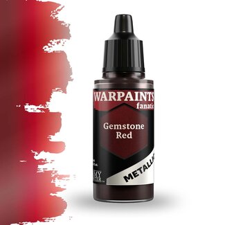 The Army Painter Gemstone Red Metallic Warpaints Fanatic Acrylic Paint - 18ml - WP3198