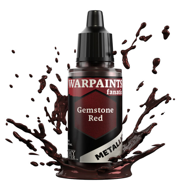 The Army Painter Gemstone Red Metallic Warpaints Fanatic Acrylic Paint - 18ml - WP3198
