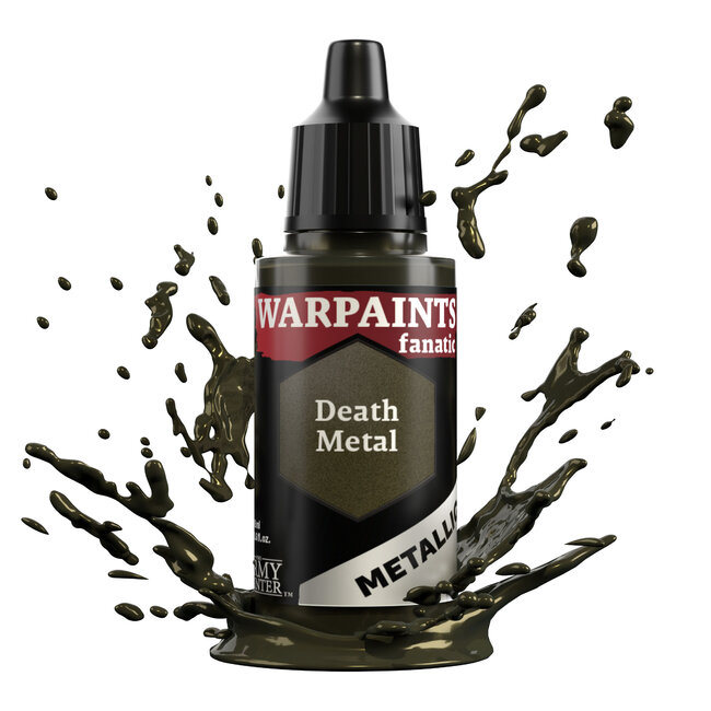 The Army Painter Death Metal Metallic Warpaints Fanatic Acrylic Paint - 18ml - WP3195