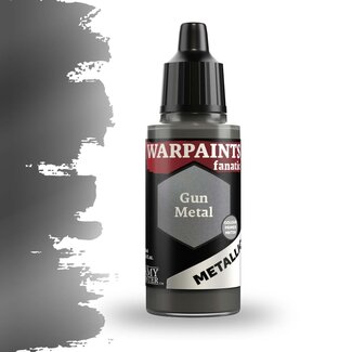 The Army Painter Gun Metal Metallic Warpaints Fanatic Acrylic Paint - 18ml - WP3193 - image
