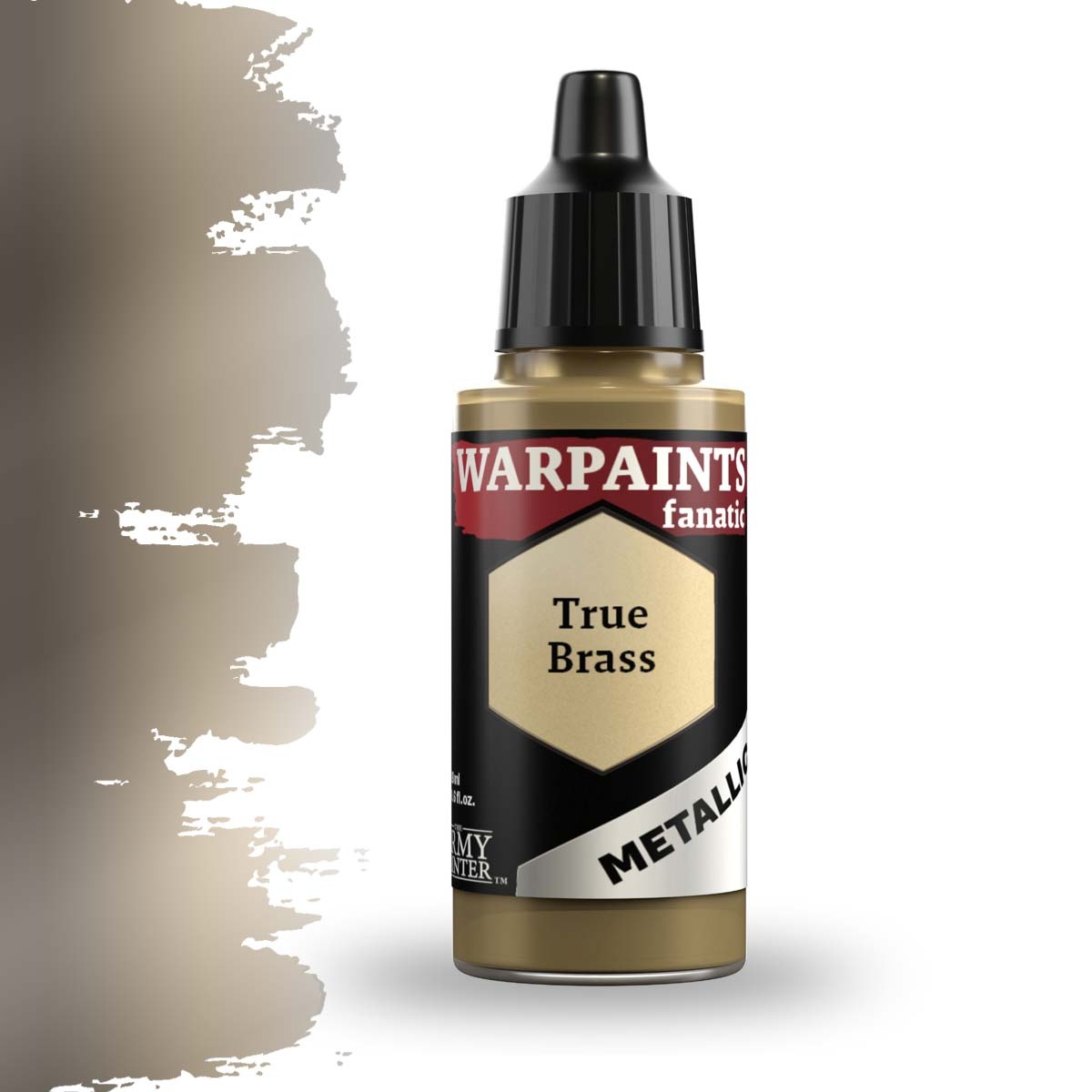 The Army Painter True Brass Metallic Warpaints Fanatic Acrylic Paint