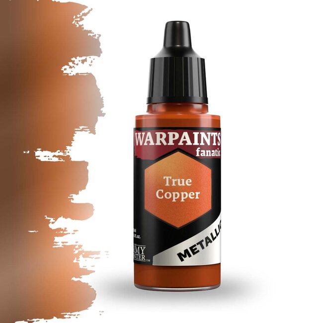 The Army Painter True Copper Metallic Warpaints Fanatic Acrylic Paint - 18ml - WP3184