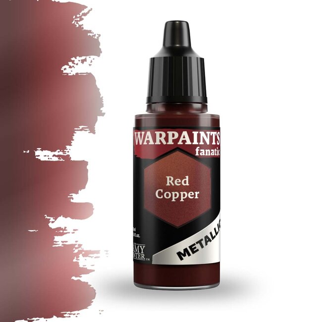 The Army Painter Red Copper Metallic Warpaints Fanatic Acrylic Paint - 18ml - WP3182