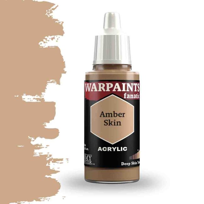 The Army Painter Amber Skin Warpaints Fanatic Acrylic Paint - 18ml - WP3160
