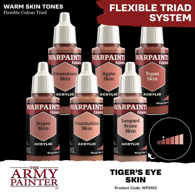 The Army Painter Tiger's Eye Warpaints Fanatic Acrylic Paint - 18ml - WP3152
