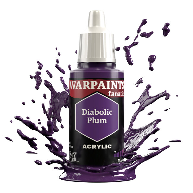 The Army Painter Diabolic Plum Warpaints Fanatic Acrylic Paint - 18ml - WP3133