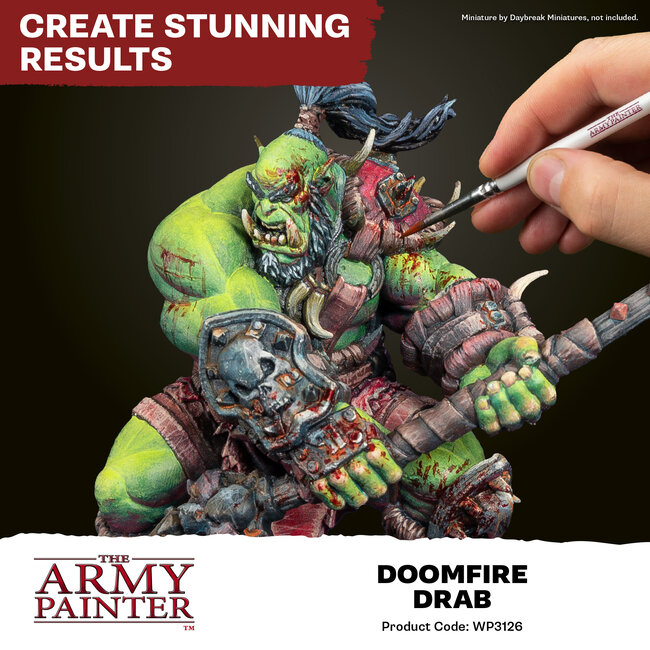 The Army Painter Doomfire Drab Warpaints Fanatic Acrylic Paint - 18ml - WP3126