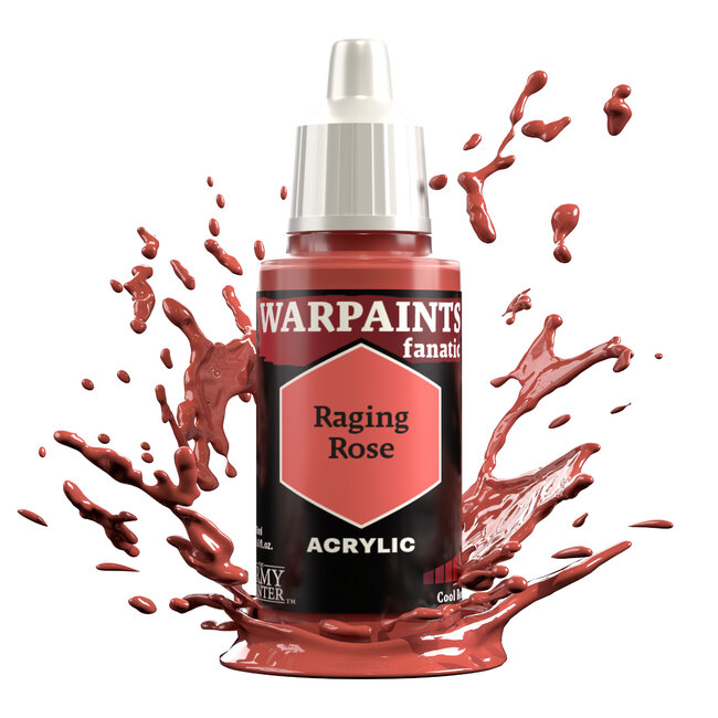 The Army Painter Raging Rose Warpaints Fanatic Acrylic Paint - 18ml - WP3120