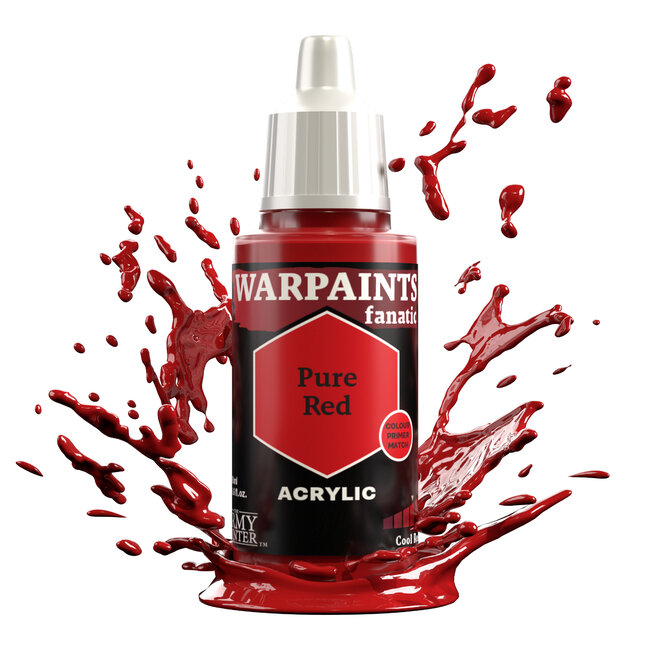 The Army Painter Pure Red Warpaints Fanatic Acrylic Paint - 18ml - WP3118