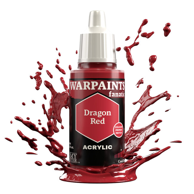 The Army Painter Dragon Red Warpaints Fanatic Acrylic Paint - 18ml - WP3117