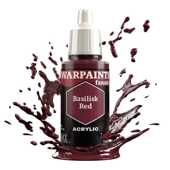 The Army Painter Basilisk Red Warpaints Fanatic Acrylic Paint - 18ml - WP3115