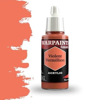 The Army Painter Violent Vermilion Warpaints Fanatic Acrylic Paint - 18ml - WP3107 - image
