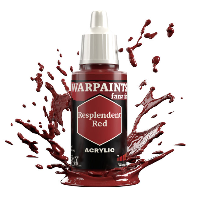 The Army Painter Resplendent Red Warpaints Fanatic Acrylic Paint - 18ml - WP3103