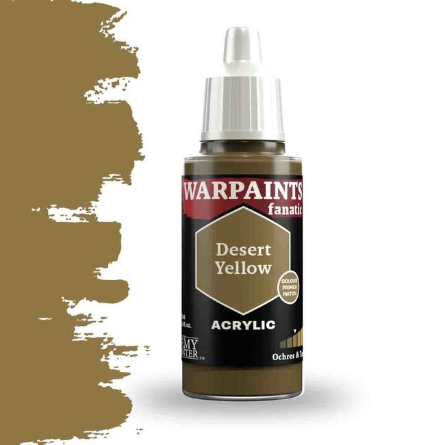 The Army Painter Desert Yellow Warpaints Fanatic Acrylic Paint - 18ml - WP3081