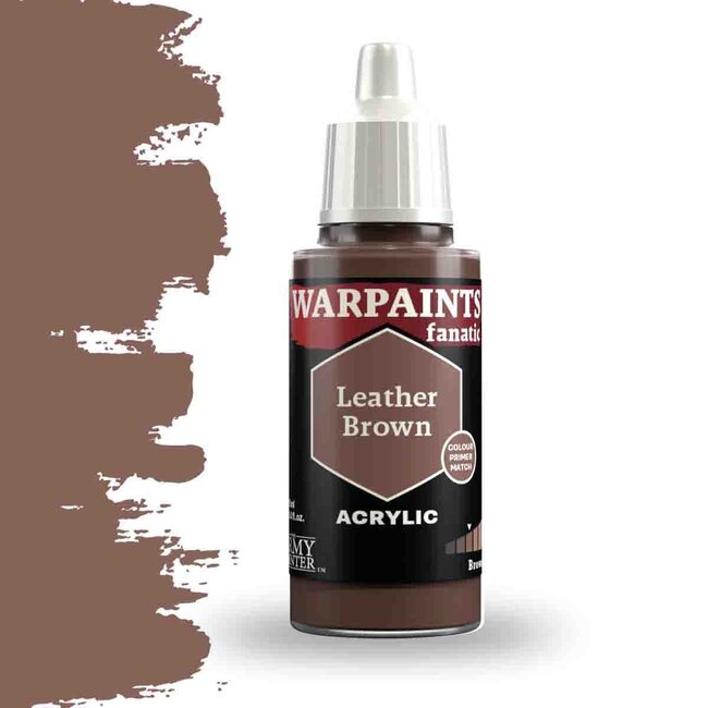 The Army Painter Leather Brown Warpaints Fanatic Acrylic Paint - 18ml - WP3075