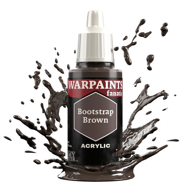 The Army Painter Bootstrap Brown Warpaints Fanatic Acrylic Paint - 18ml - WP3074