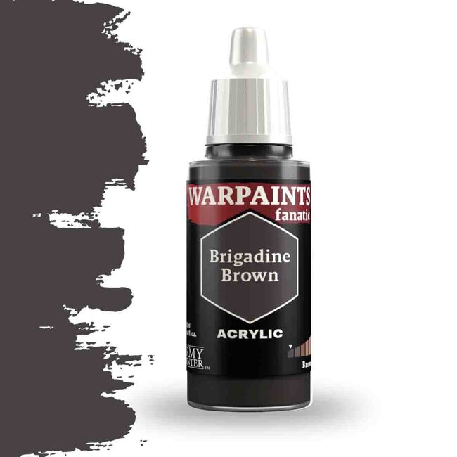 The Army Painter Brigandine Brown Warpaints Fanatic Acrylic Paint - 18ml - WP3073
