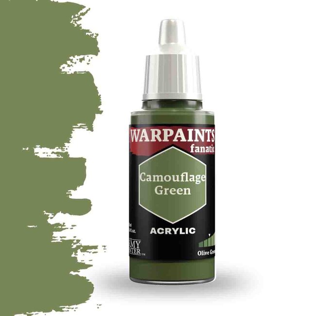 The Army Painter Camouflage Green Warpaints Fanatic Acrylic Paint - 18ml - WP3069