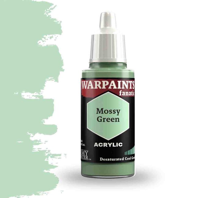 The Army Painter Mossy Green Warpaints Fanatic Acrylic Paint - 18ml - WP3066
