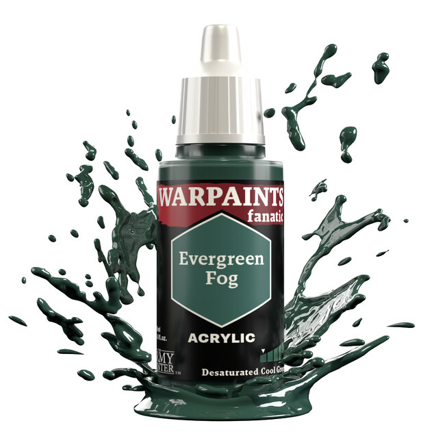 The Army Painter Evergreen Fog Warpaints Fanatic Acrylic Paint - 18ml - WP3061