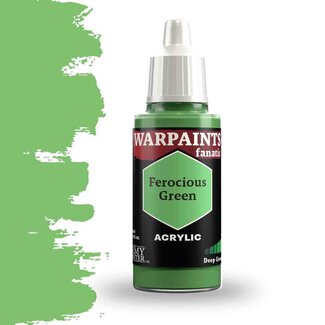 The Army Painter Ferocious Green Warpaints Fanatic Acrylic Paint - 18ml - WP3054 - image