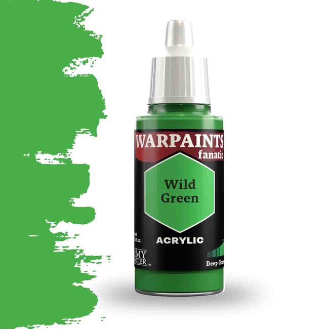 The Army Painter Wild Green Warpaints Fanatic Acrylic Paint - 18ml - WP3053