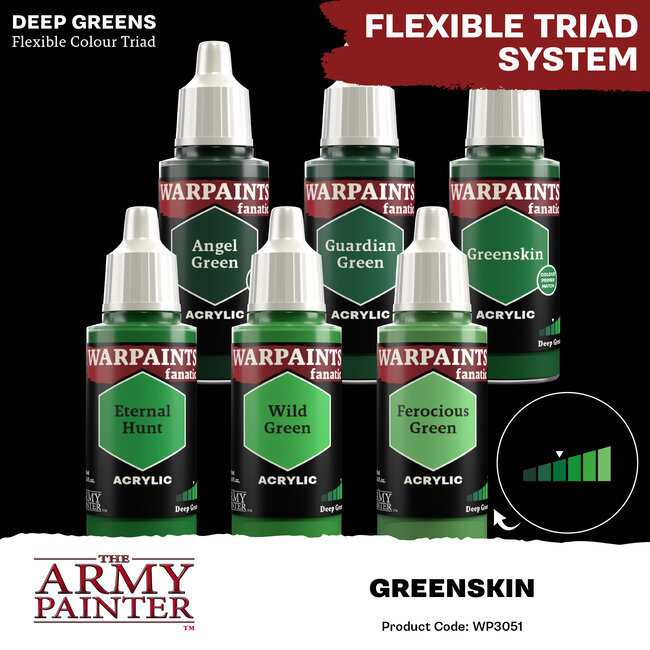 The Army Painter Greenskin Warpaints Fanatic Acrylic Paint - 18ml - WP3051