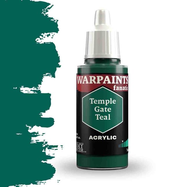 The Army Painter Temple Gate Teal Warpaints Fanatic Acrylic Paint - 18ml - WP3044