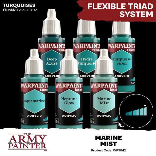 The Army Painter Marine Mist Warpaints Fanatic Acrylic Paint - 18ml - WP3042