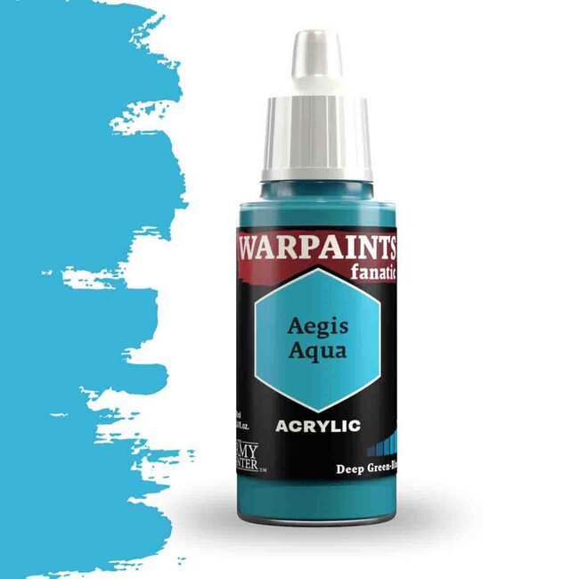 The Army Painter Aegis Aqua Warpaints Fanatic Acrylic Paint - 18ml - WP3036