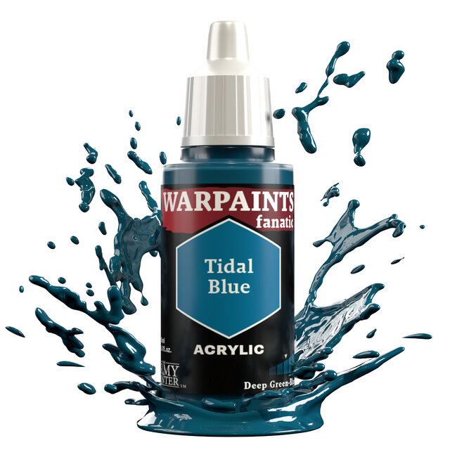 The Army Painter Tidal Blue Warpaints Fanatic Acrylic Paint - 18ml - WP3033