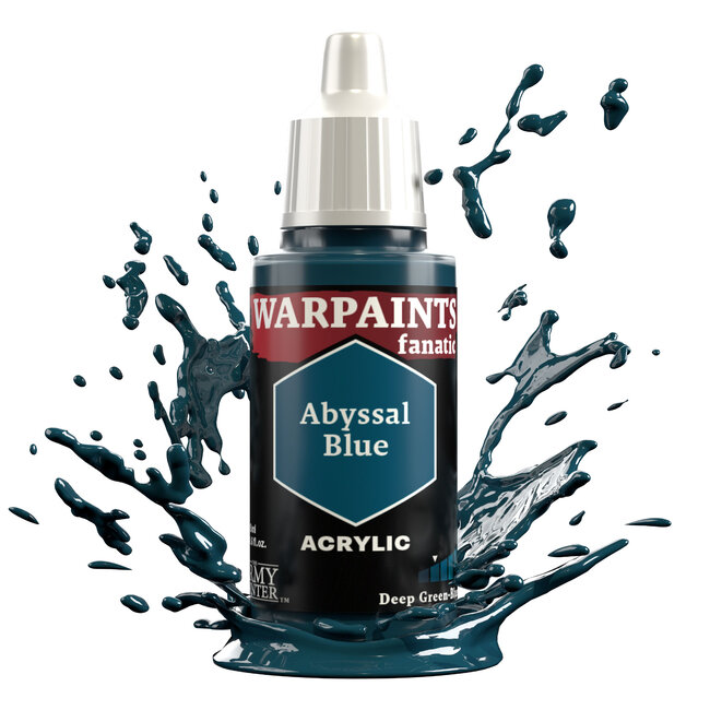 The Army Painter Abyssal Blue Warpaints Fanatic Acrylic Paint - 18ml - WP3032