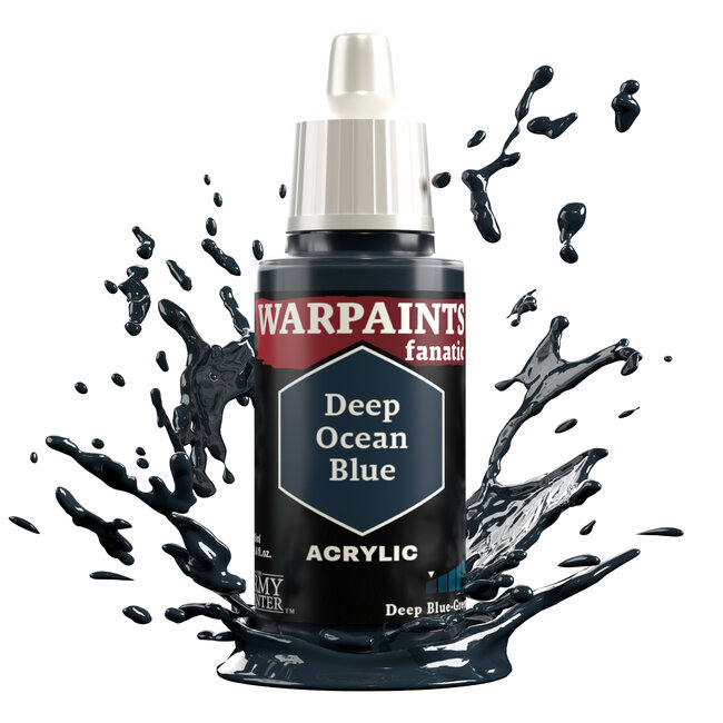The Army Painter Deep Ocean Blue Warpaints Fanatic Acrylic Paint - 18ml - WP3031