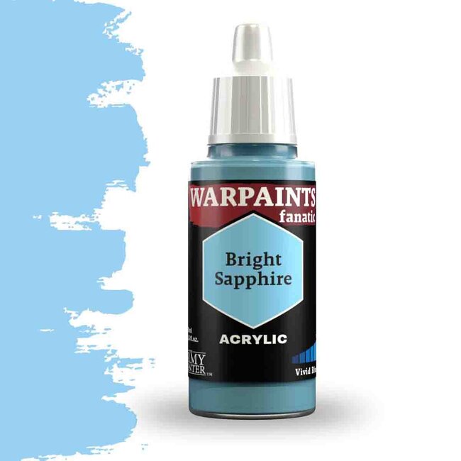 The Army Painter Bright Sapphire Warpaints Fanatic Acrylic Paint - 18ml - WP3030