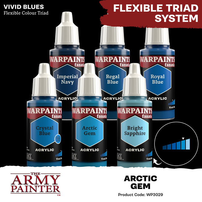 The Army Painter Arctic Gem Warpaints Fanatic Acrylic Paint - 18ml - WP3029