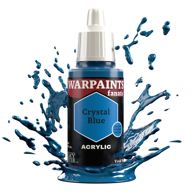 The Army Painter Crystal Blue Warpaints Fanatic Acrylic Paint - 18ml - WP3028