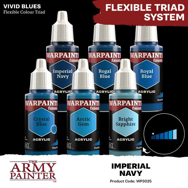 The Army Painter Imperial Navy Warpaints Fanatic Acrylic Paint - 18ml - WP3025