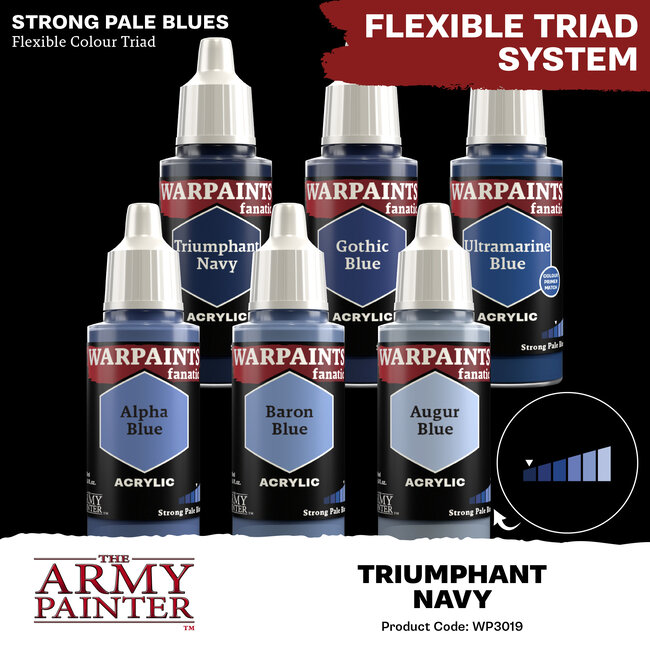 The Army Painter Triumphant Navy Warpaints Fanatic Acrylic Paint - 18ml - WP3019