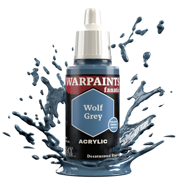 The Army Painter Wolf Grey Warpaints Fanatic Acrylic Paint - 18ml - WP3016