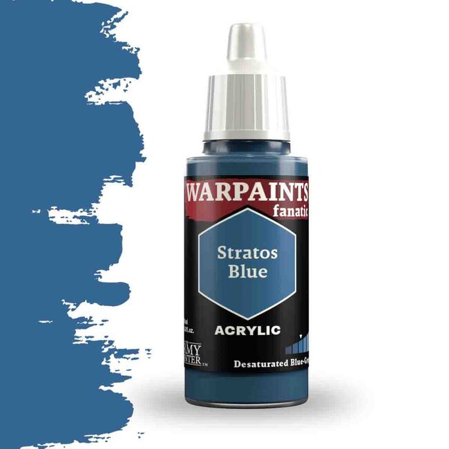 The Army Painter Stratos Blue Warpaints Fanatic Acrylic Paint - 18ml - WP3015