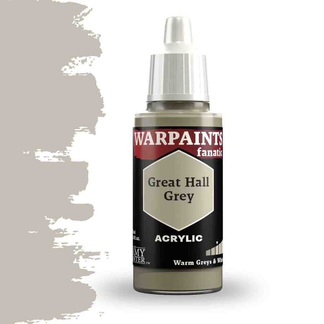 The Army Painter Great Hall Grey Warpaints Fanatic Acrylic Paint - 18ml - WP3009