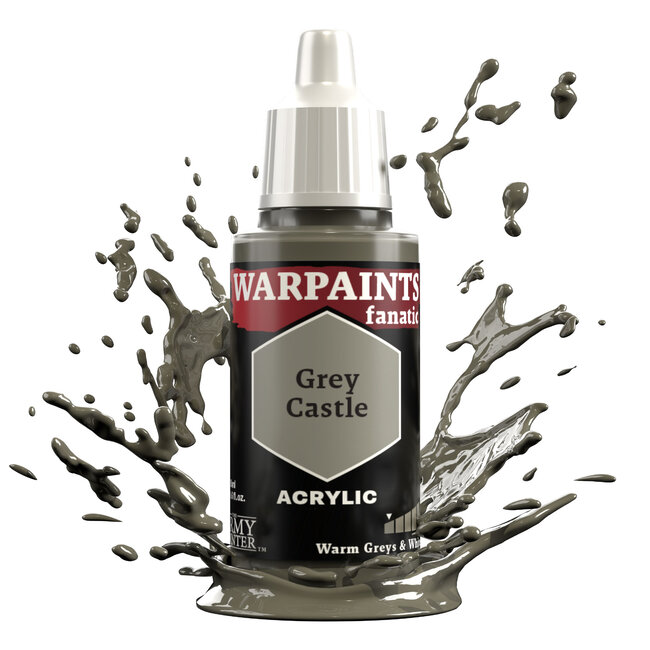 The Army Painter Grey Castle Warpaints Fanatic Acrylic Paint - 18ml - WP3007