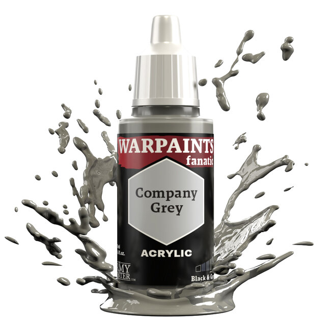 The Army Painter Company Grey Warpaints Fanatic Acrylic Paint - 18ml - WP3005