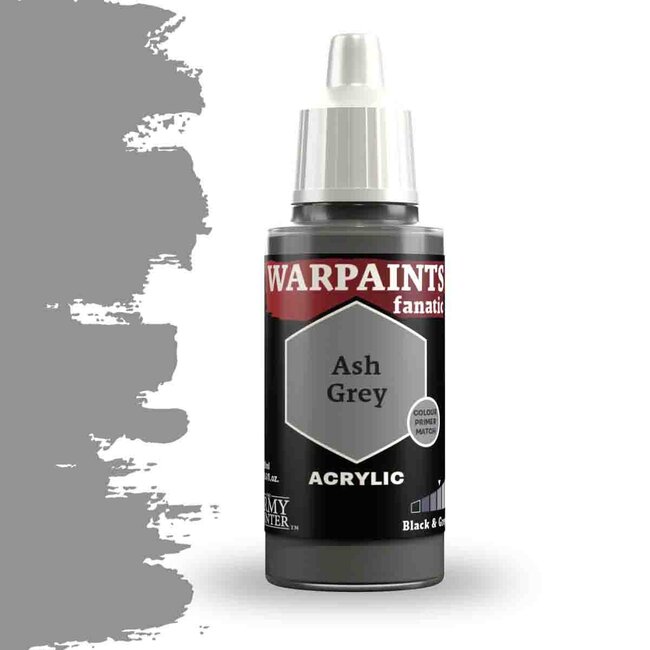 The Army Painter Ash Grey Warpaints Fanatic Acrylic Paint - 18ml - WP3004