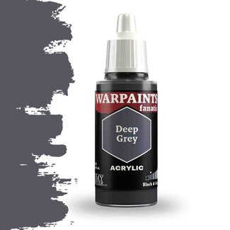 The Army Painter Deep Grey Warpaints Fanatic Acrylic Paint - 18ml - WP3002