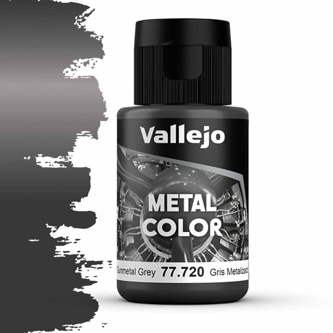 Vallejo Metal Color Gunmetal Grey - 32ml - 77720